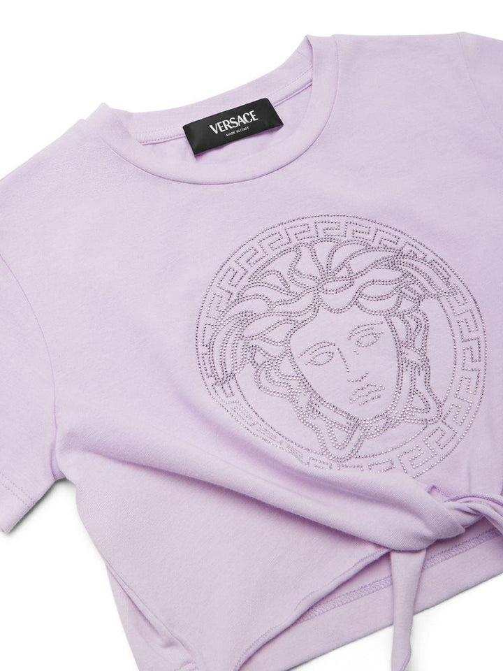 t-shirt lilla bambina