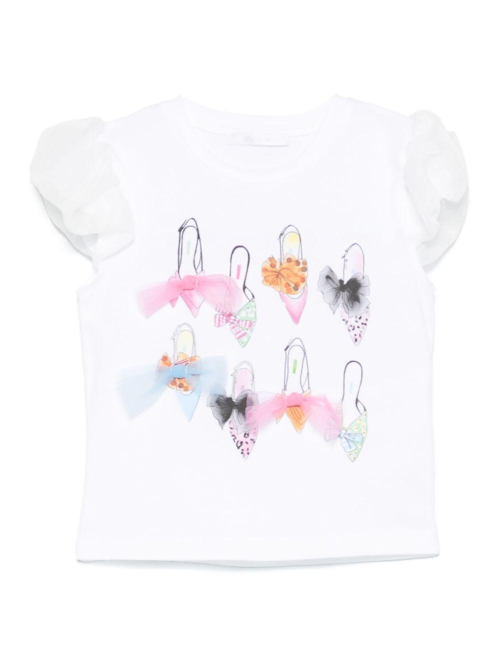 t-shirt bianca bambina