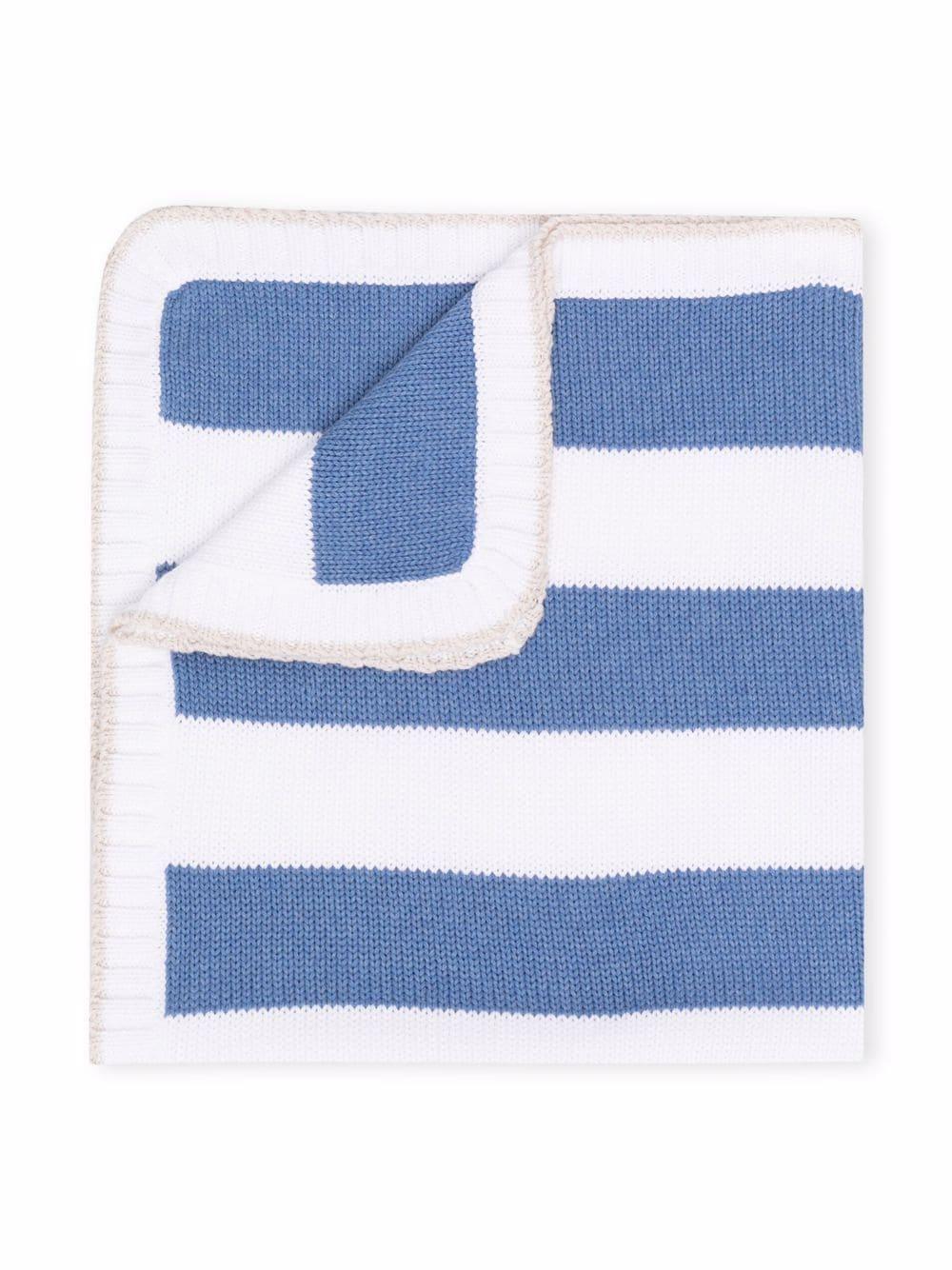 Coperta azzurra neonata