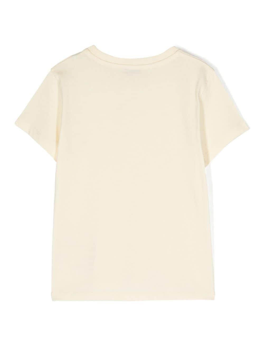 T-shirt bambino giallo chiaro