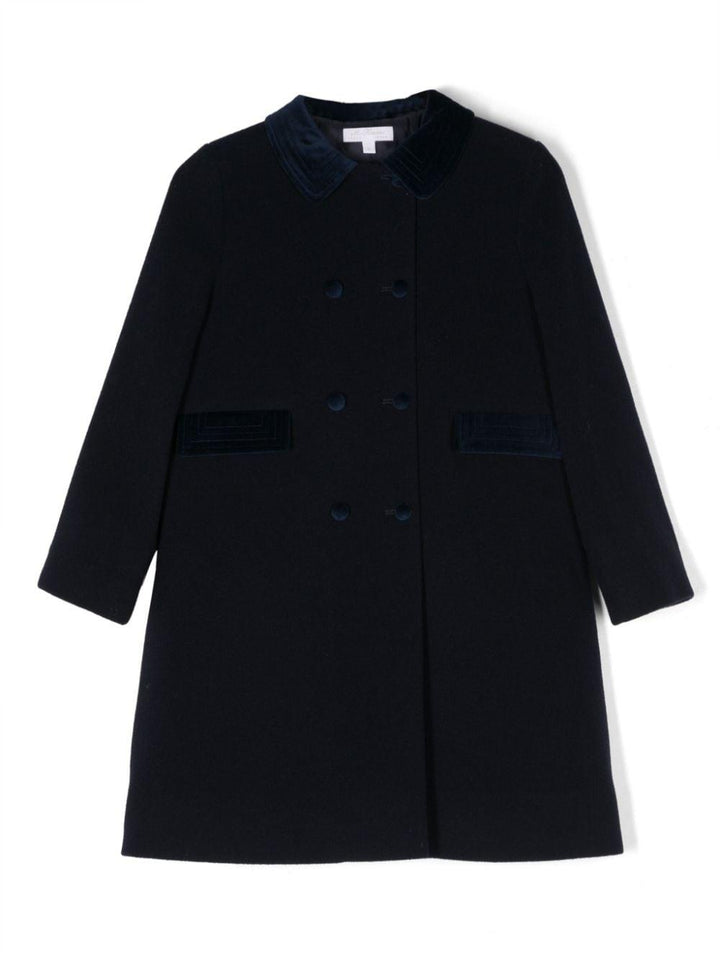 Cappotto blu bambina