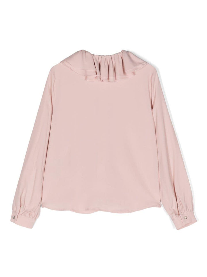 Camicia rosa pastello bambina