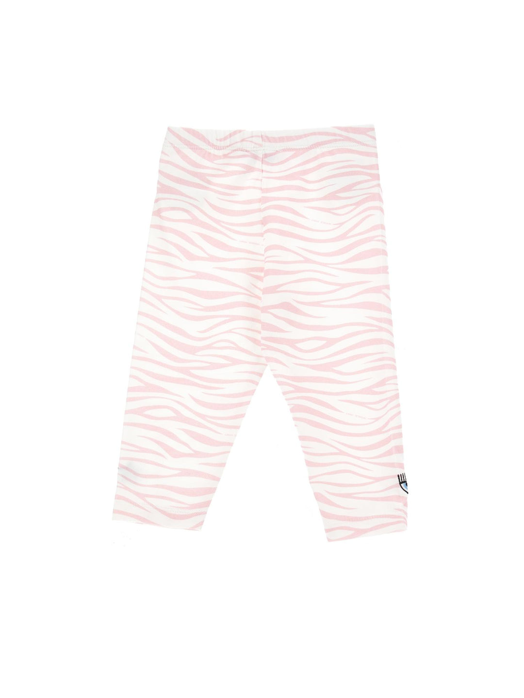 Leggings neonata con stampa e applicazioni