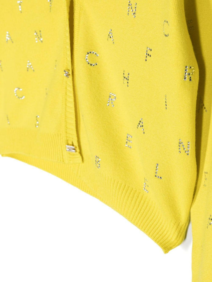 Cardigan giallo bambina