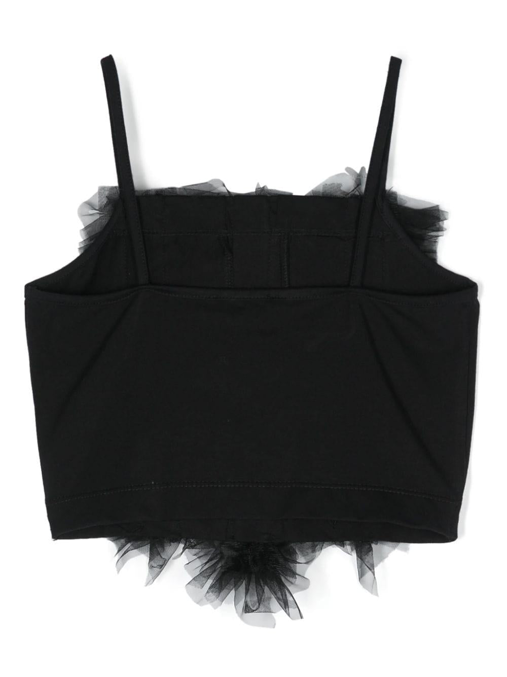 Top nero bambina
