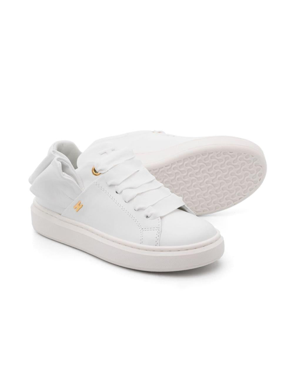 Sneakers bianche bambina