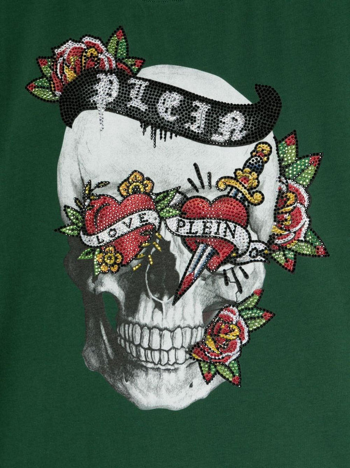 T-shirt verde bambino