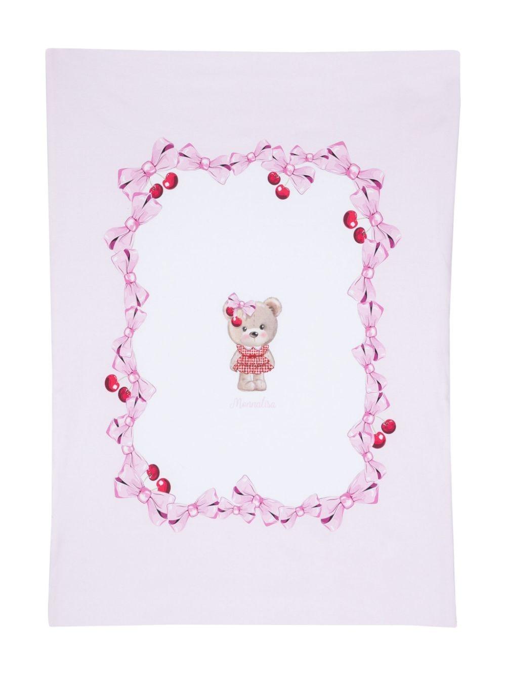 Coperta rosa neonata 35C0073000 9099 Monnalisa kids 