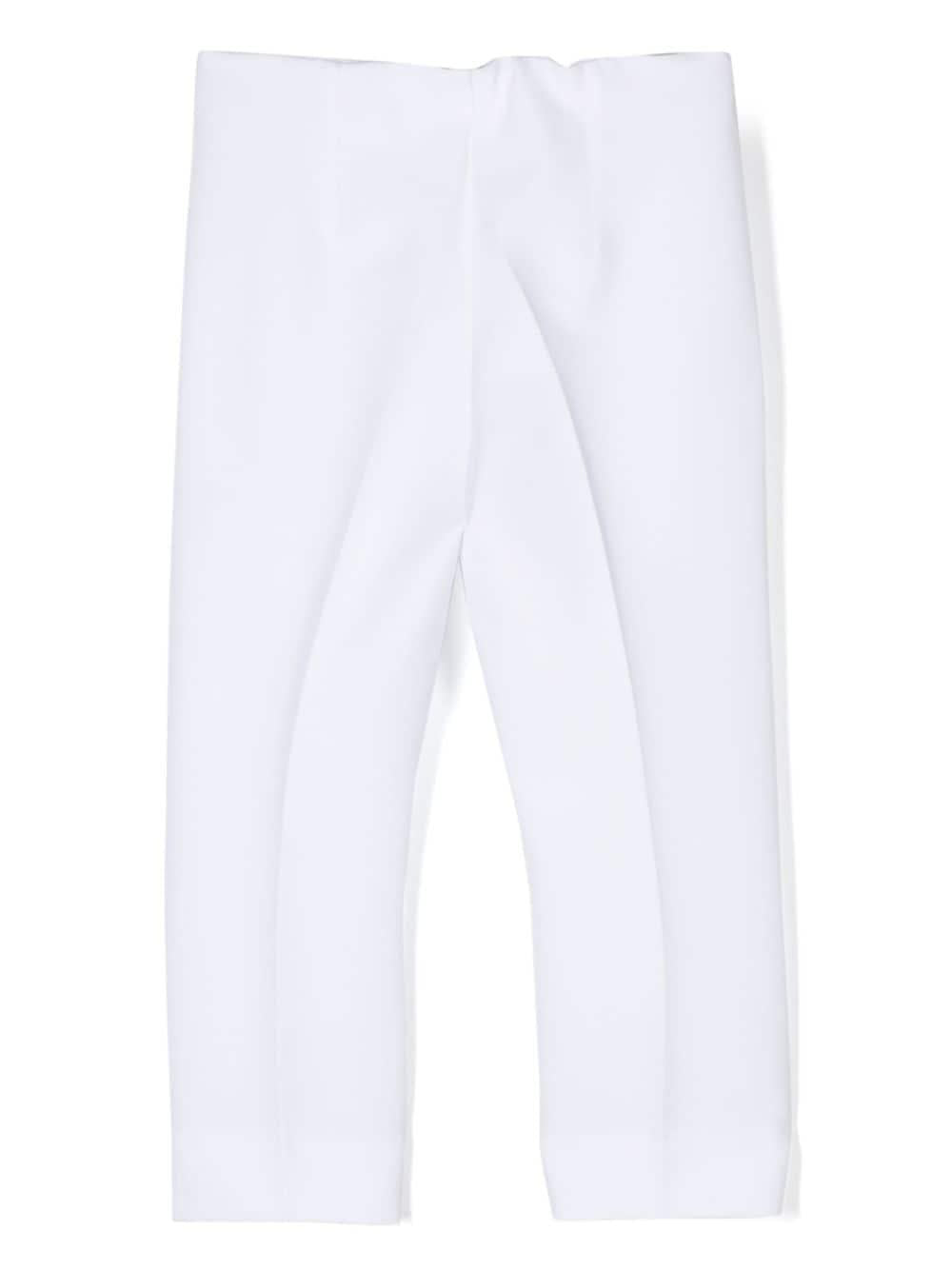 Pantaloni bianchi bambina