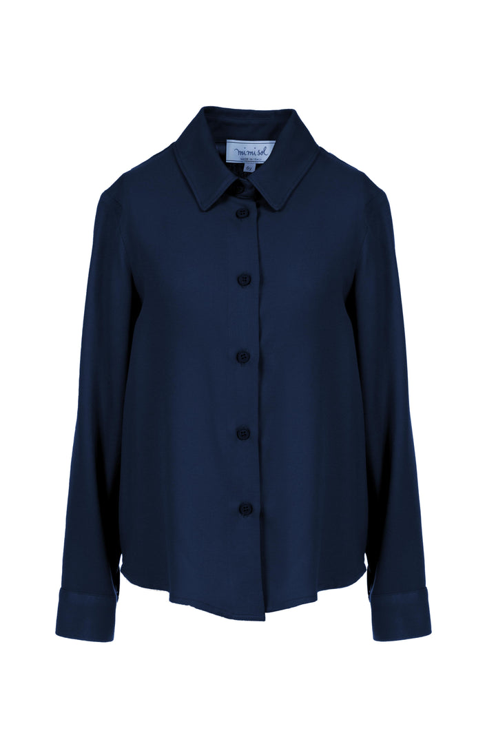 Camicia blu bambina