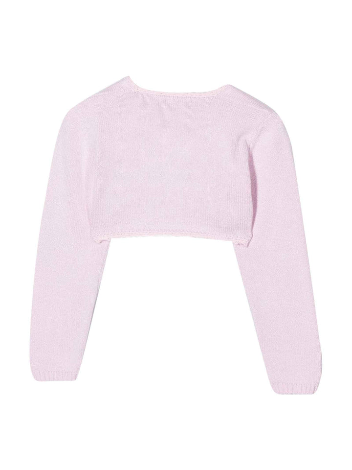 Cardigan rosa bambina