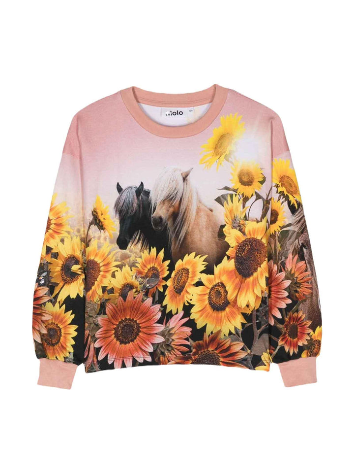 Felpa multicolor bambina