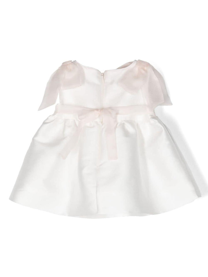 Abito bianco/rosa neonata
