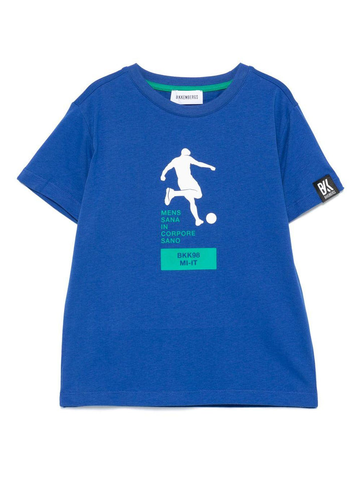 t-shirt azzurra bambino