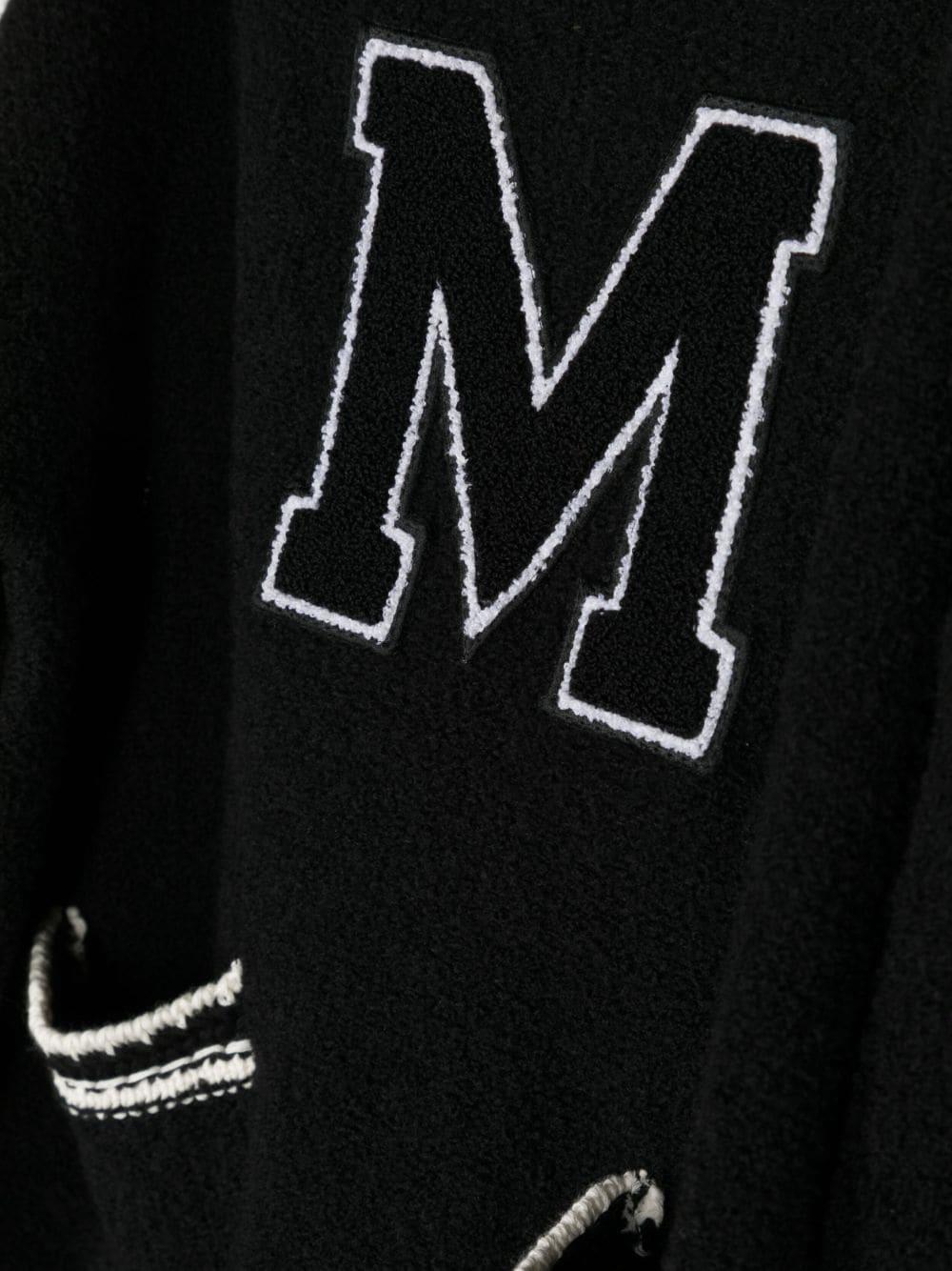 Maglia nera unisex 9C00001M1175 P90 Moncler Kids 