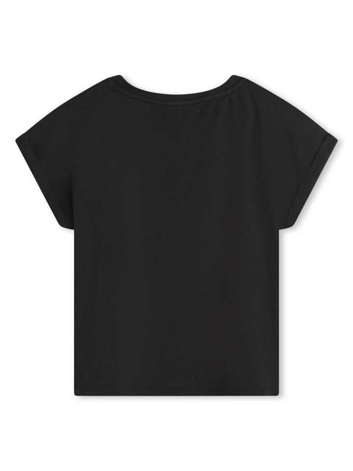 T-shirt nera bambina