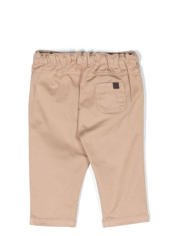 Pantaloni beige neonato