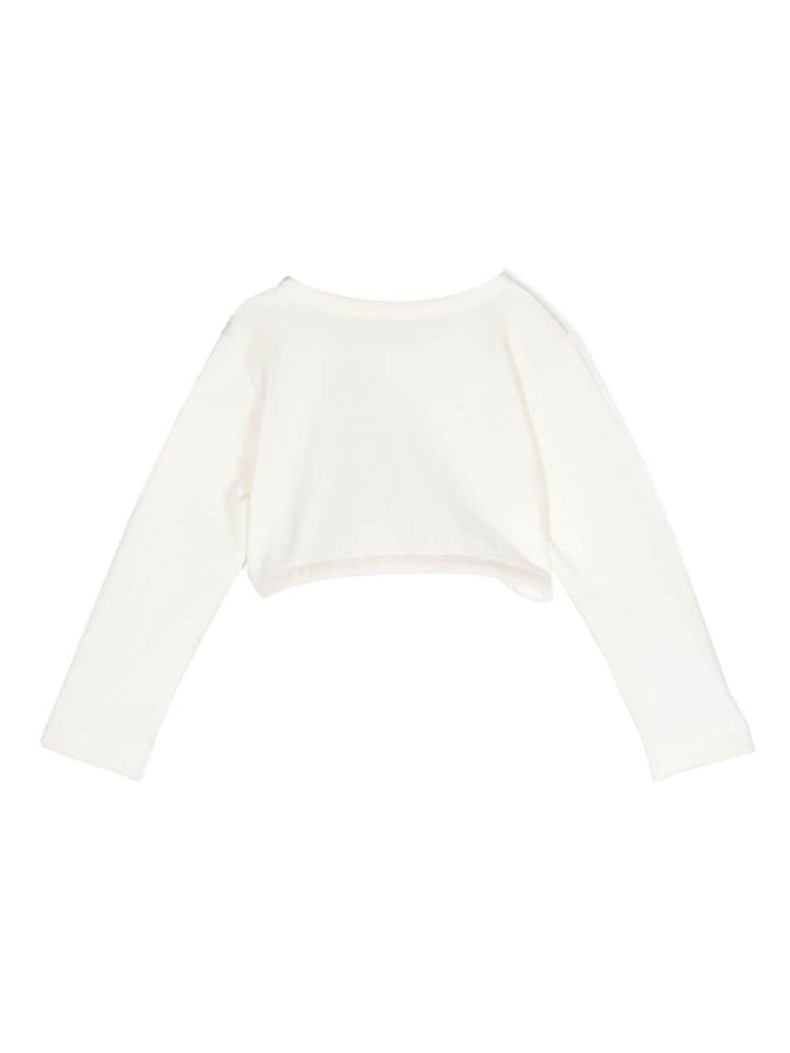 Cardigan panna bambina
