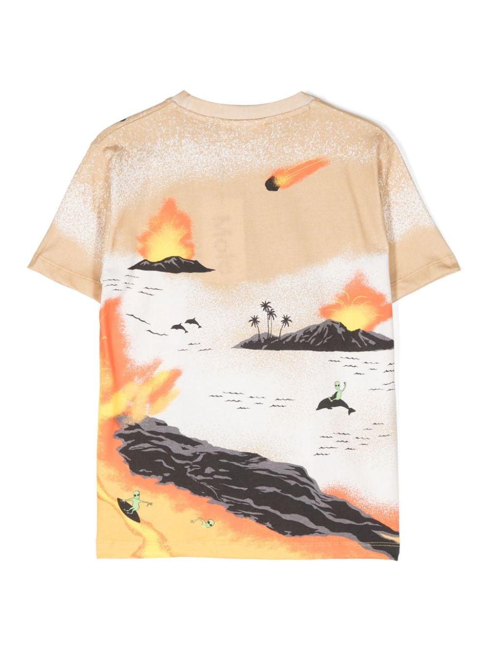 T-shirt multicolore bambino