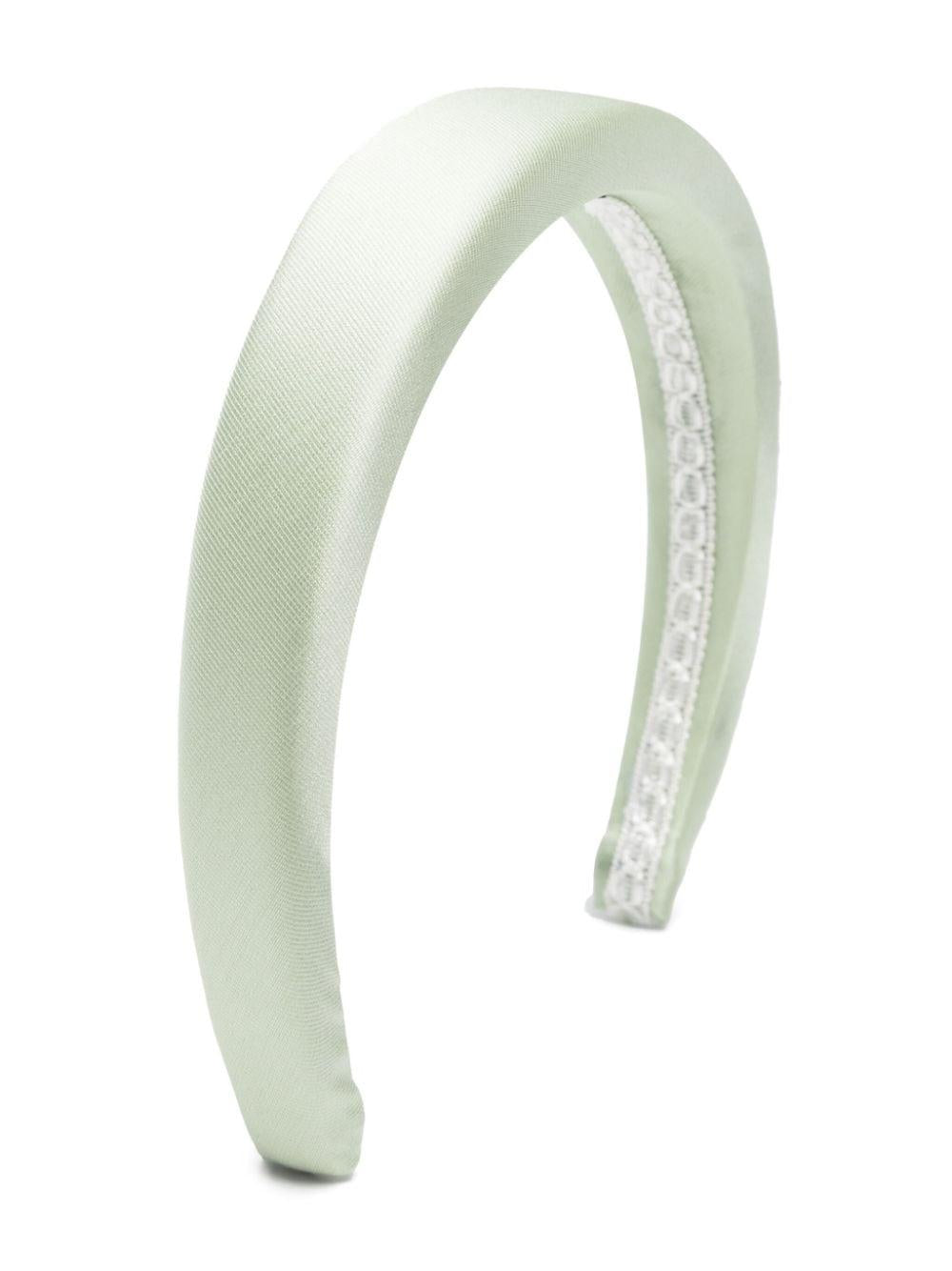 Cerchietto verde bambina