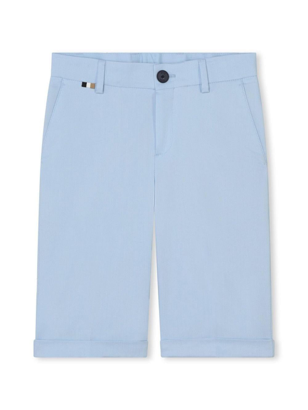 bermuda bambino blu polvere