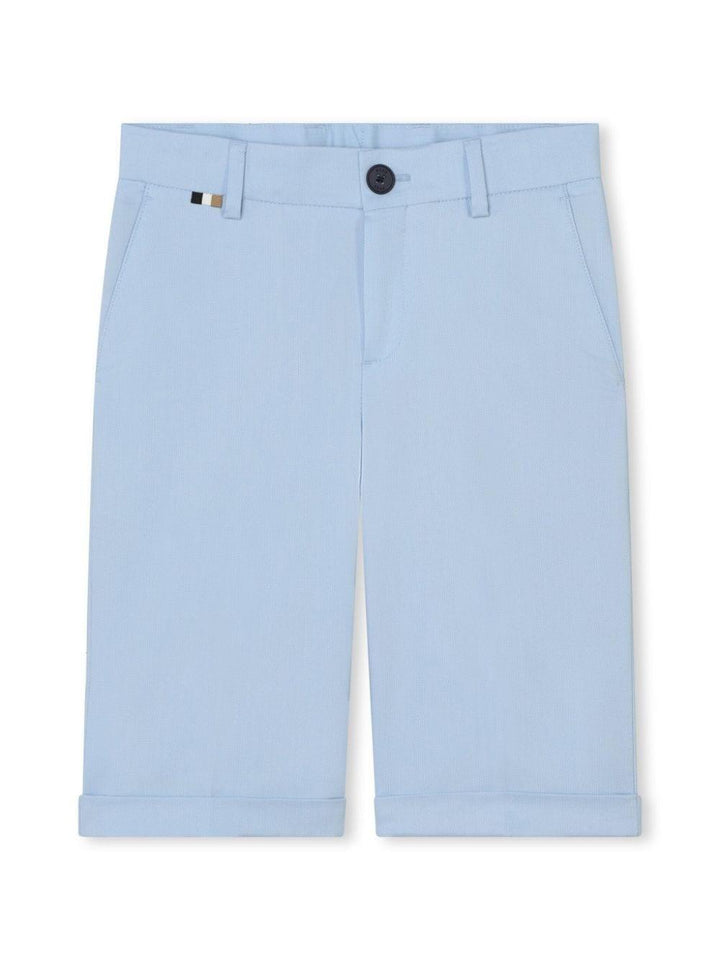 bermuda bambino blu polvere