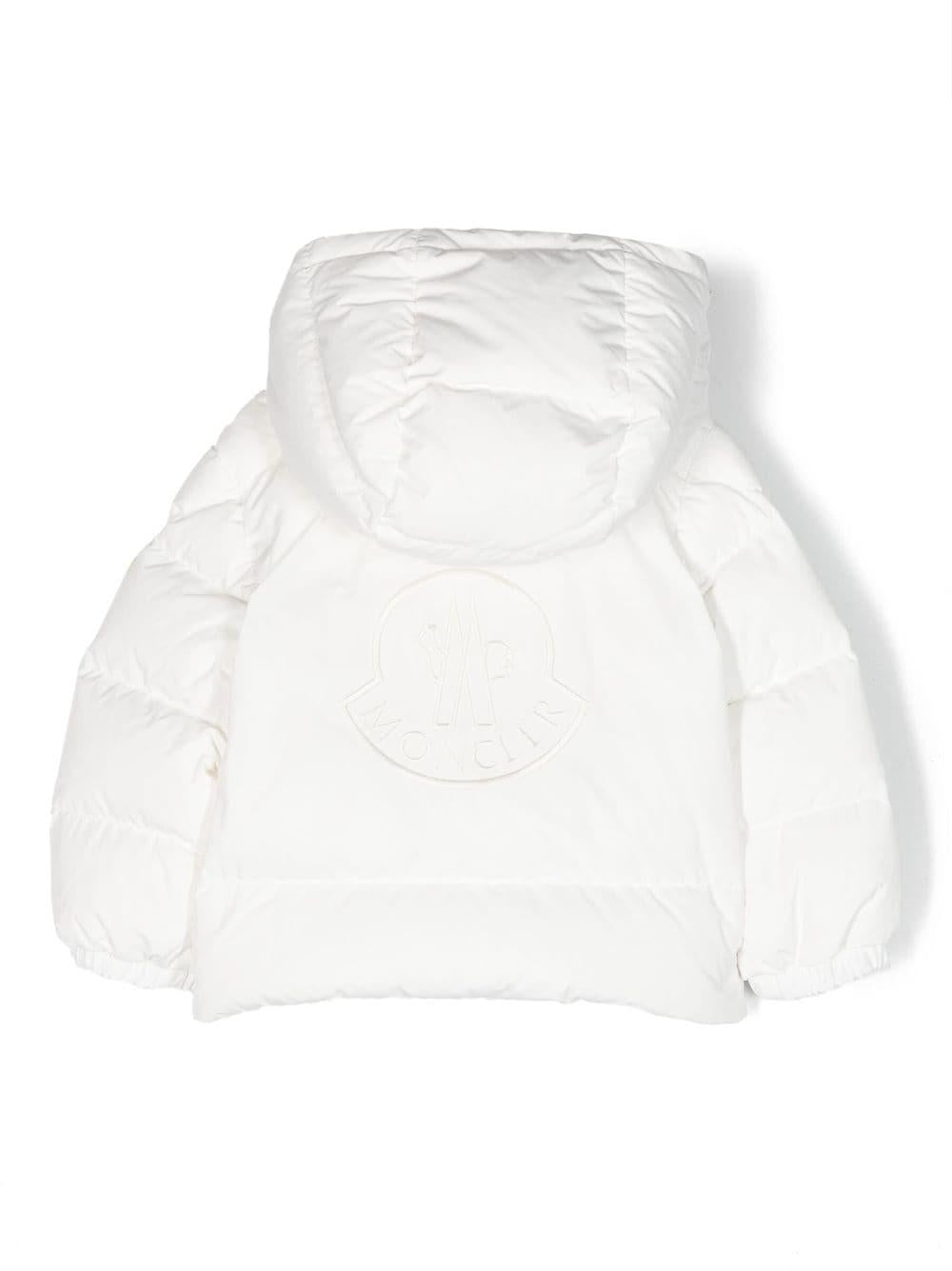 Giubbotto bianco neonato 1A0003354A91 034 Moncler Kids 