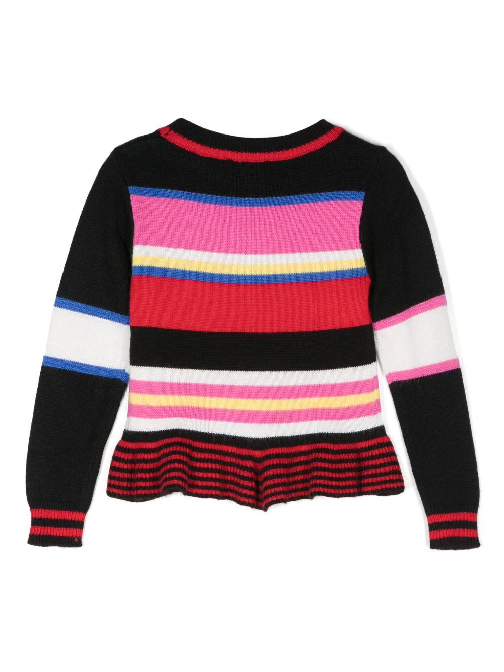 maglia multicolore bambina 19D6224090 0084 Monnalisa kids 