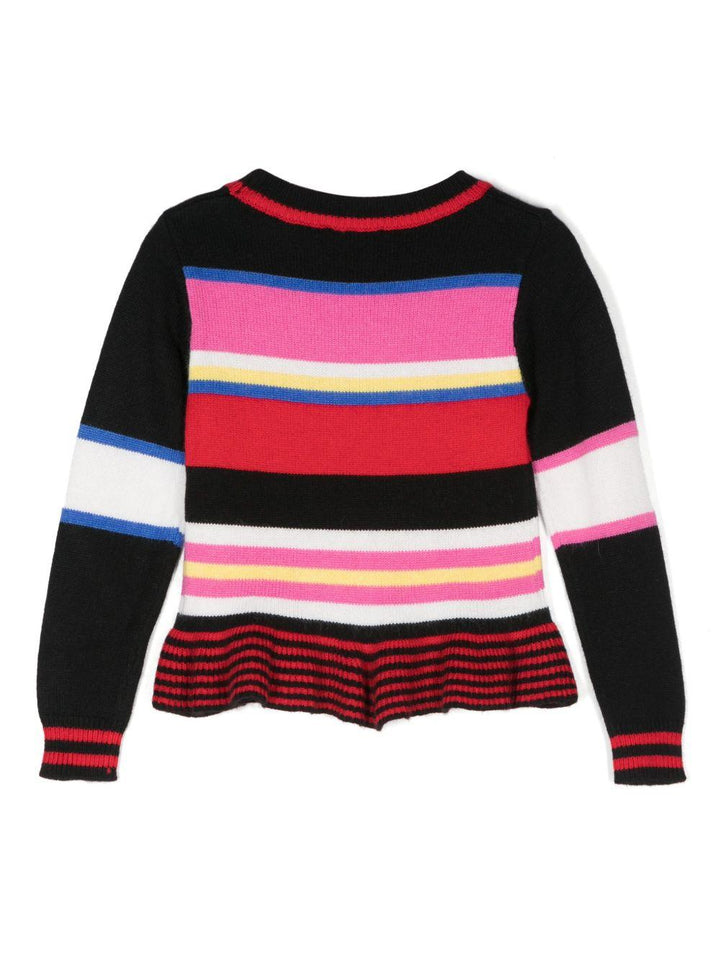 maglia multicolore bambina 19D6224090 0084 Monnalisa kids 