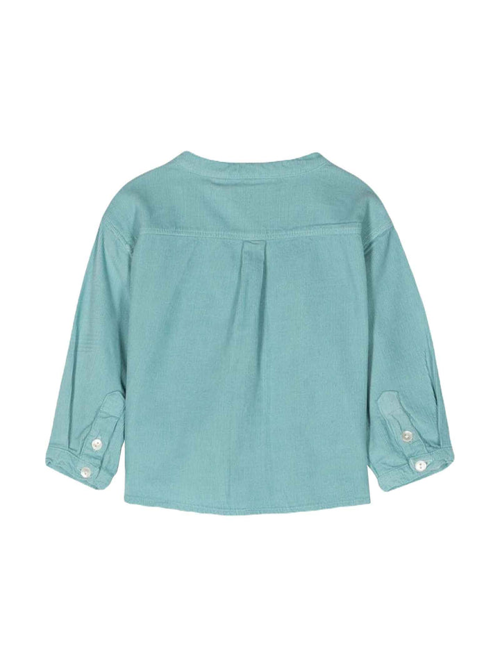 Camicia azzurra neonato unisex