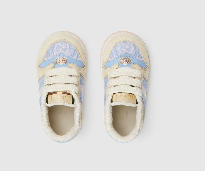 sneackers panna/celeste bambina 626625FAERU 8462 GUCCI KIDS 