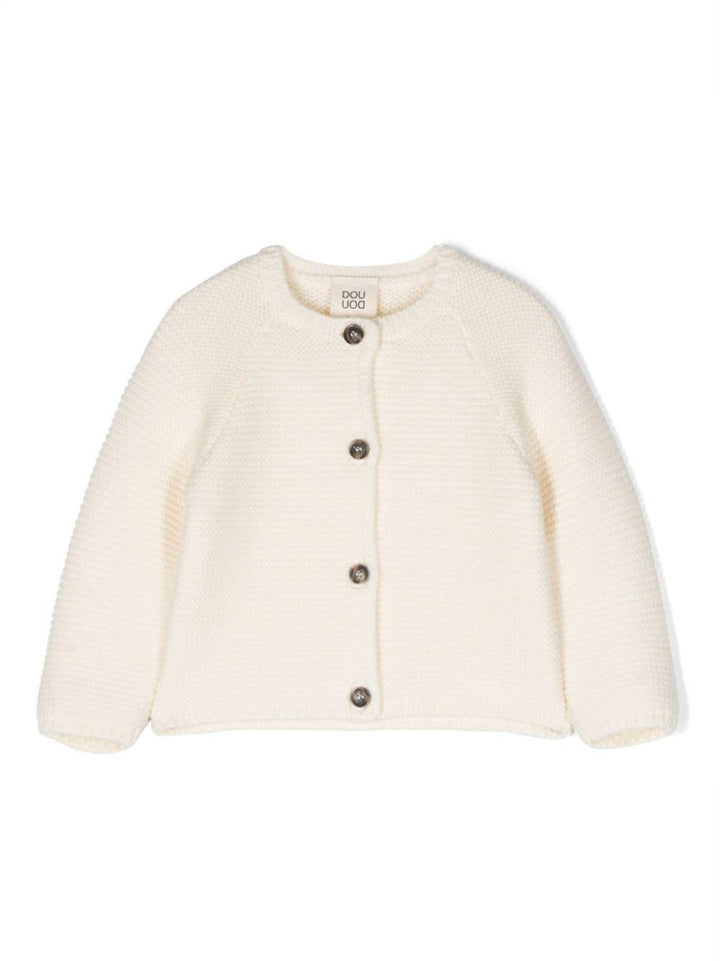 Cardigan avorio neonato