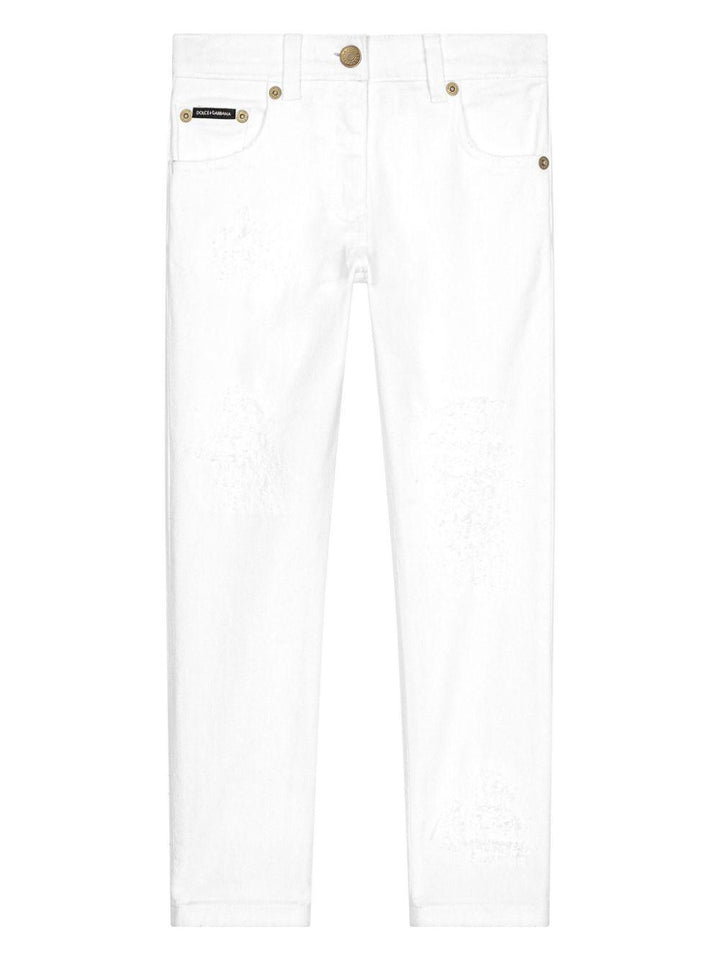 pantaloni bianchi bambina