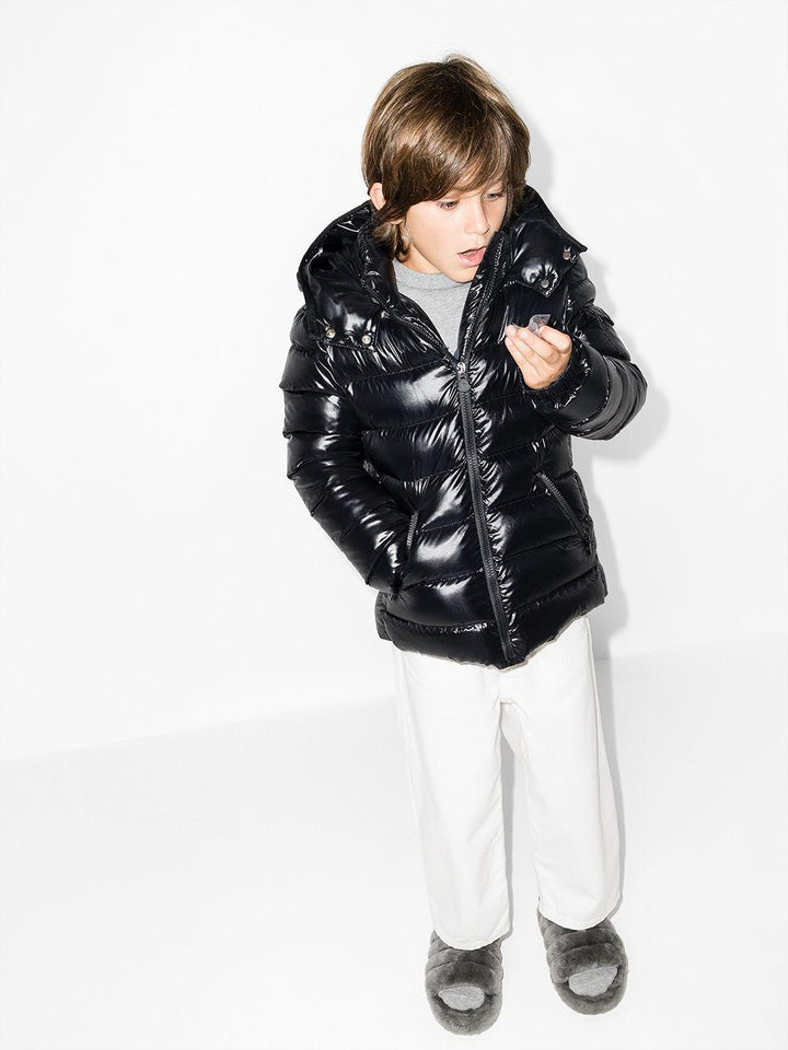 Piumino nero bambino