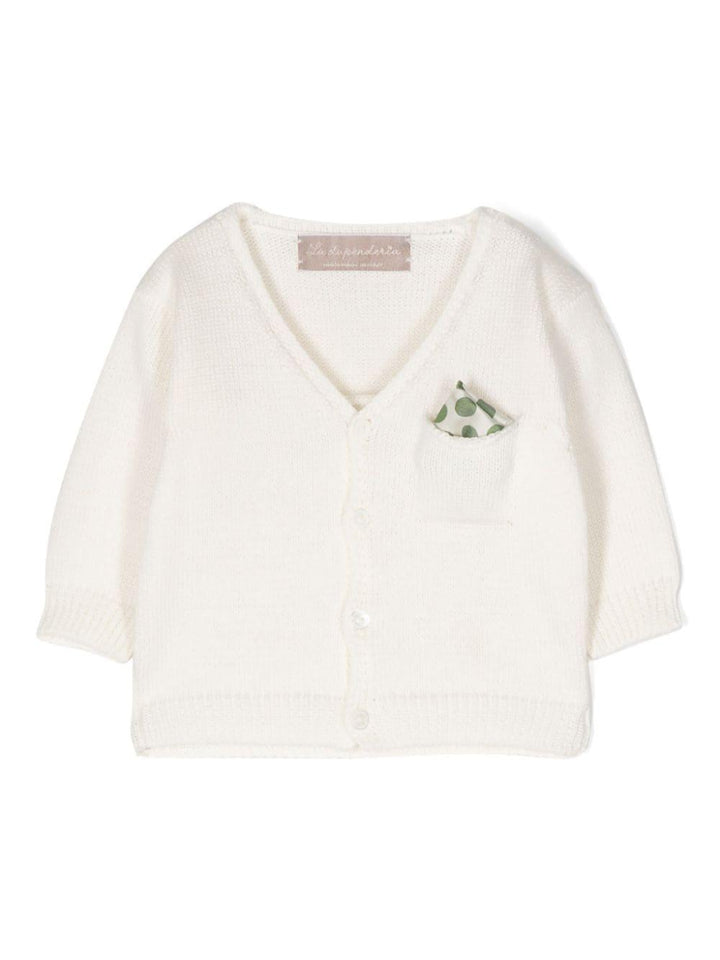 cardigan panna neonato