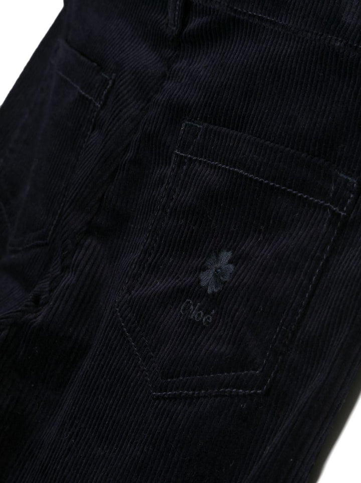 Pantaloni blu bambina