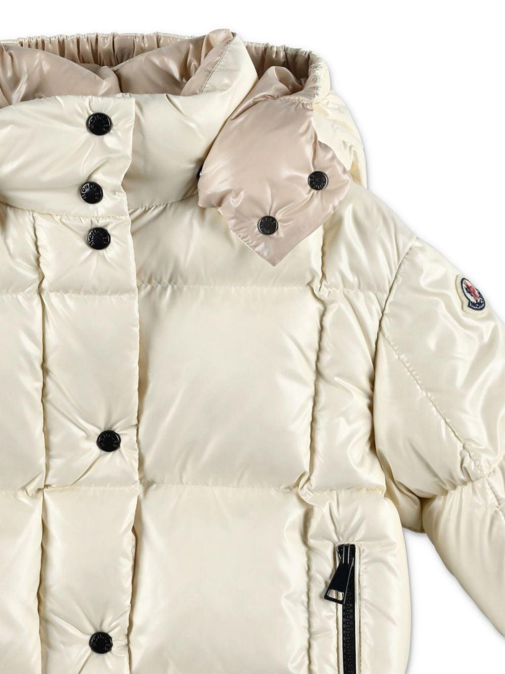 Piumino beige bambina