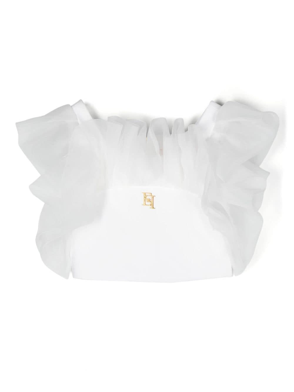 Top bianco bambina