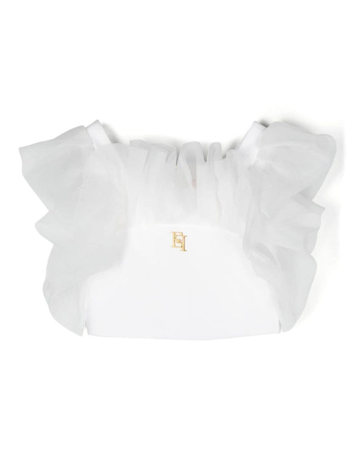 Top bianco bambina