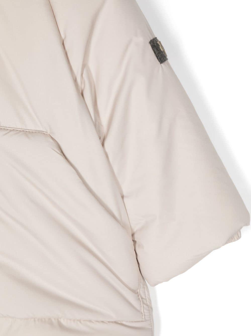 Piumino beige neonato