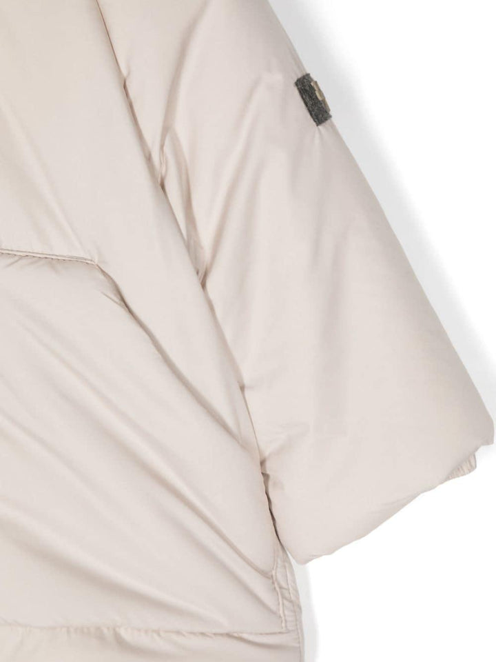 Piumino beige neonato