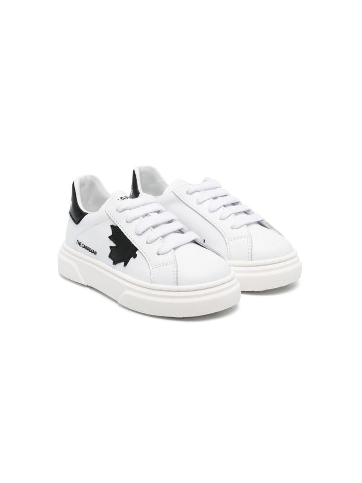 Sneakers bambino bianco/nero