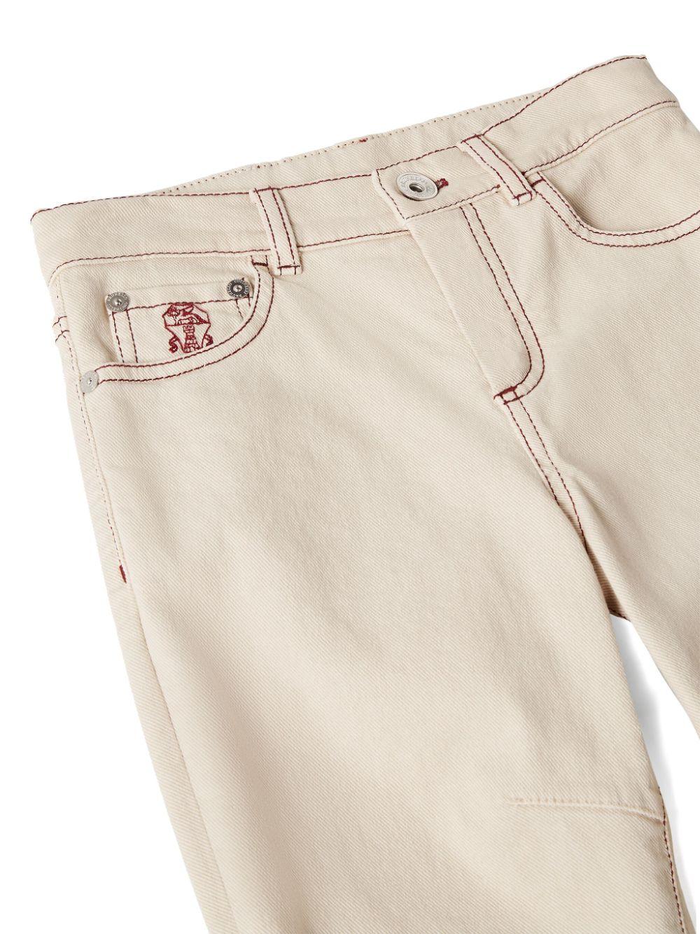 Jeans beige bambino