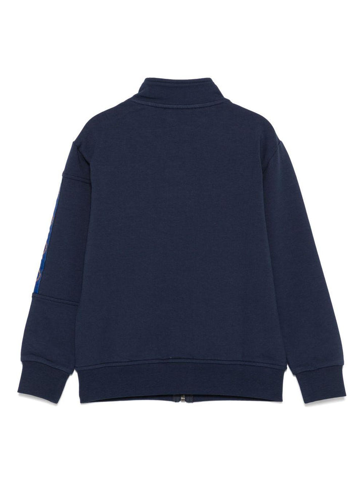felpa blu bambino