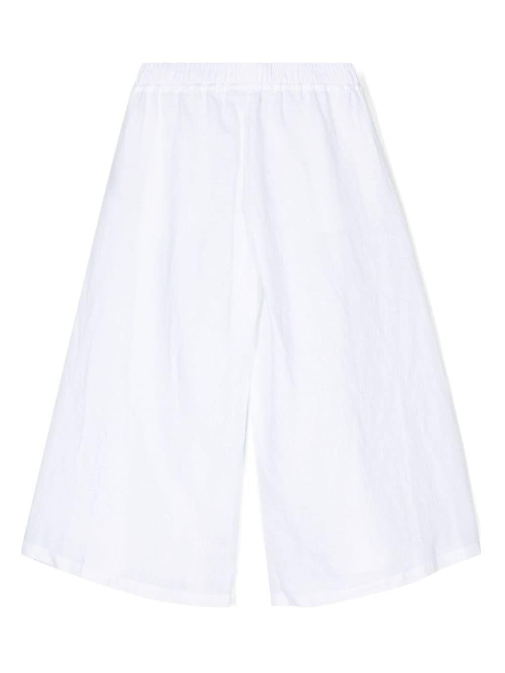 Pantaloni bianchi bambina