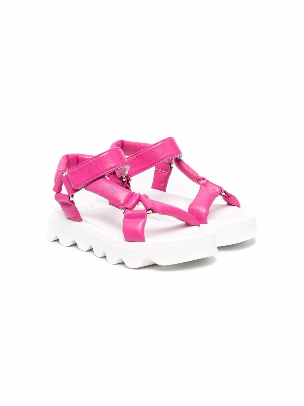 Sandali fucsia bambina
