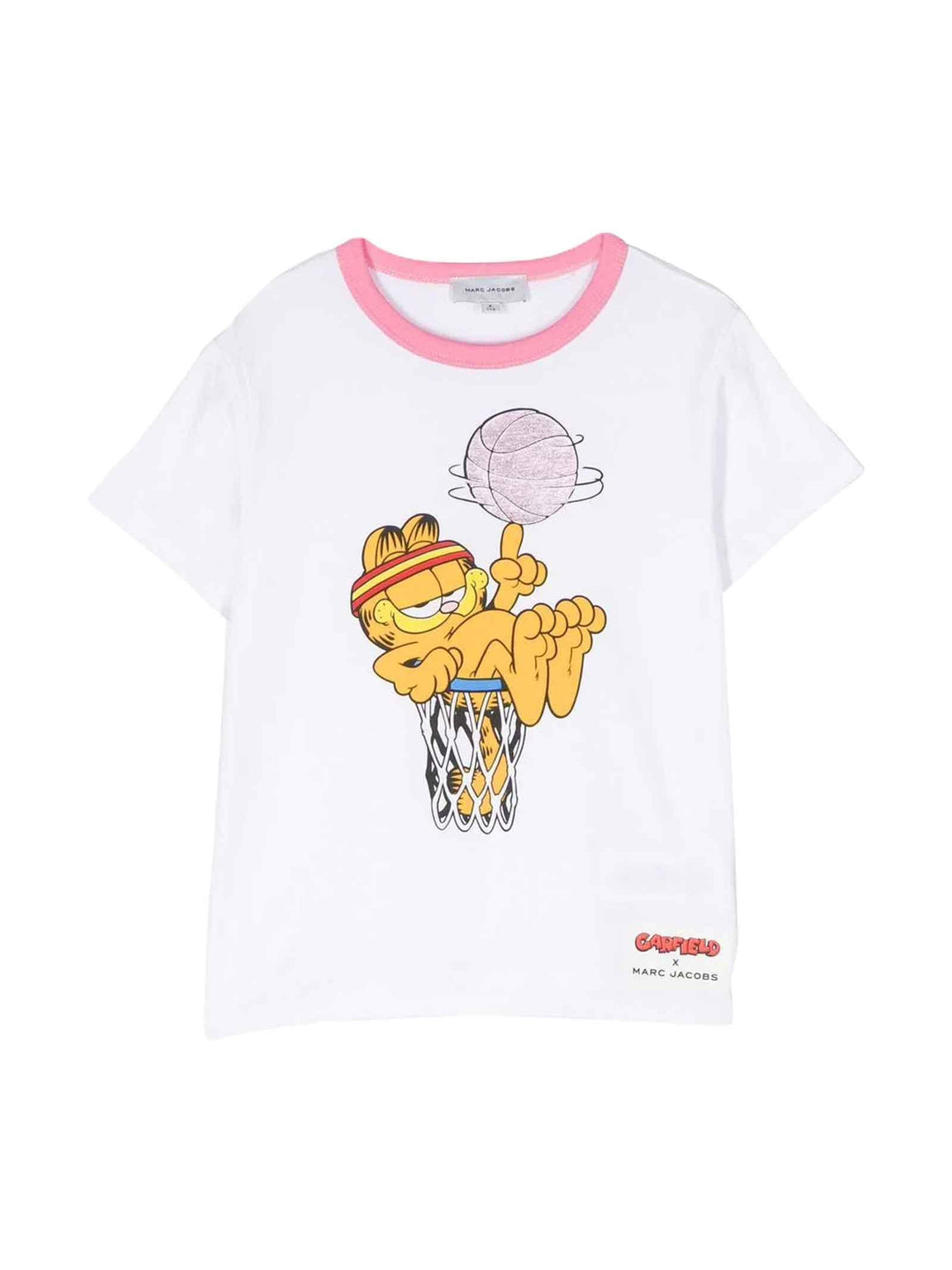 T-shirt bianca bambina W15652 10P Marc Jacobs Kids 