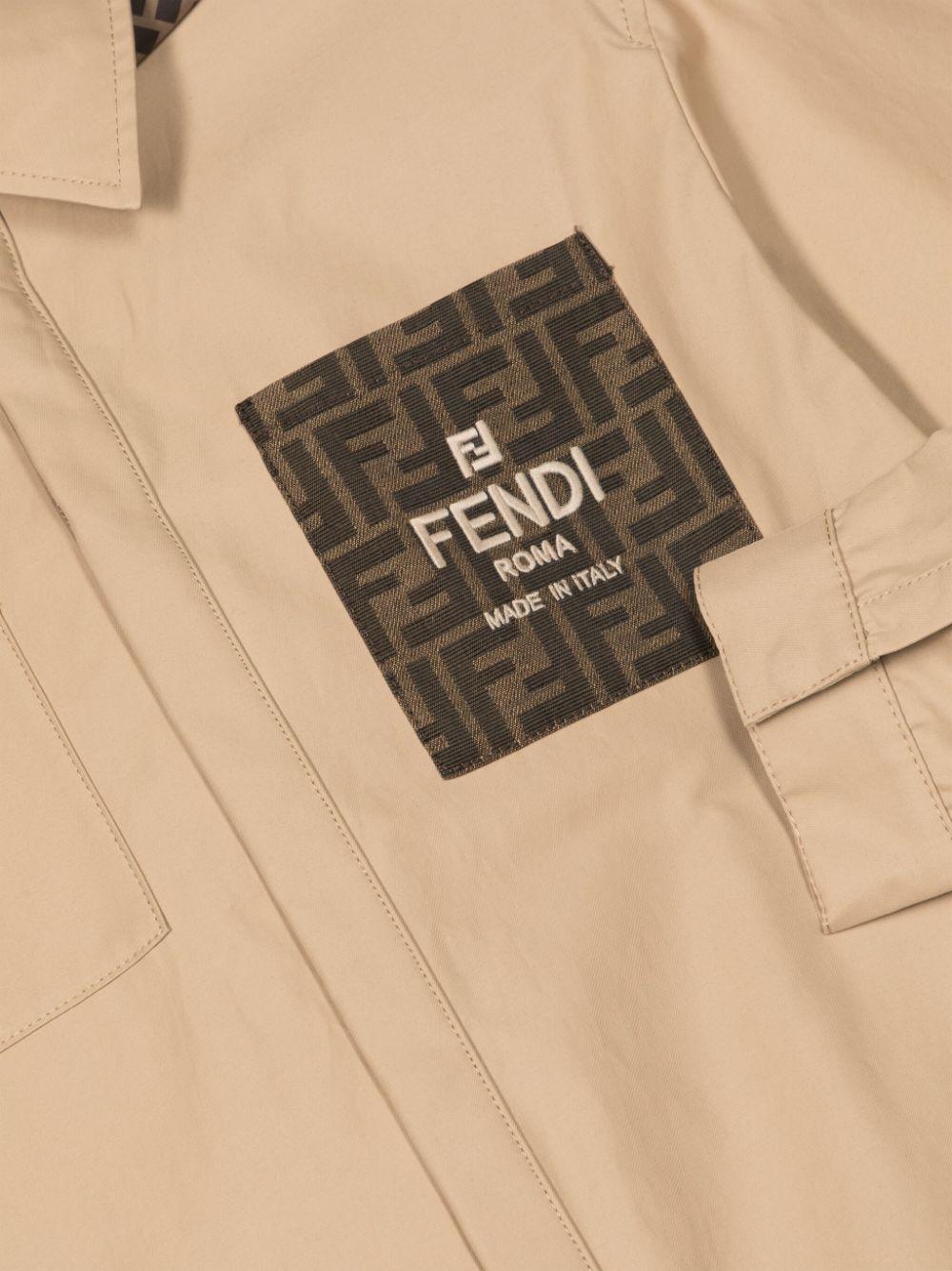 Giacca bambino beige JMA296AG1W F1F4G FENDI KIDS 