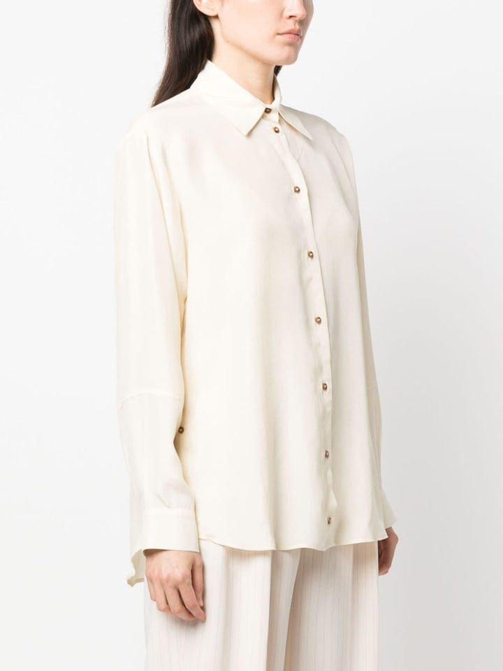 Camicia bianco crema donna