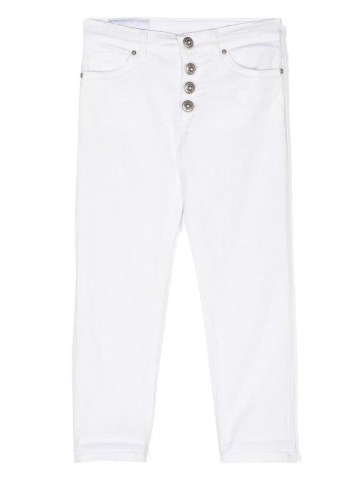 Jeans bianchi bambina